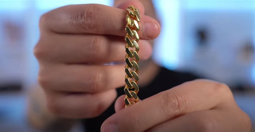 Nuragold 10k Yellow Gold Link Chain Bracelet